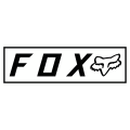Stickers FOX bumper blanc | Oxmoto