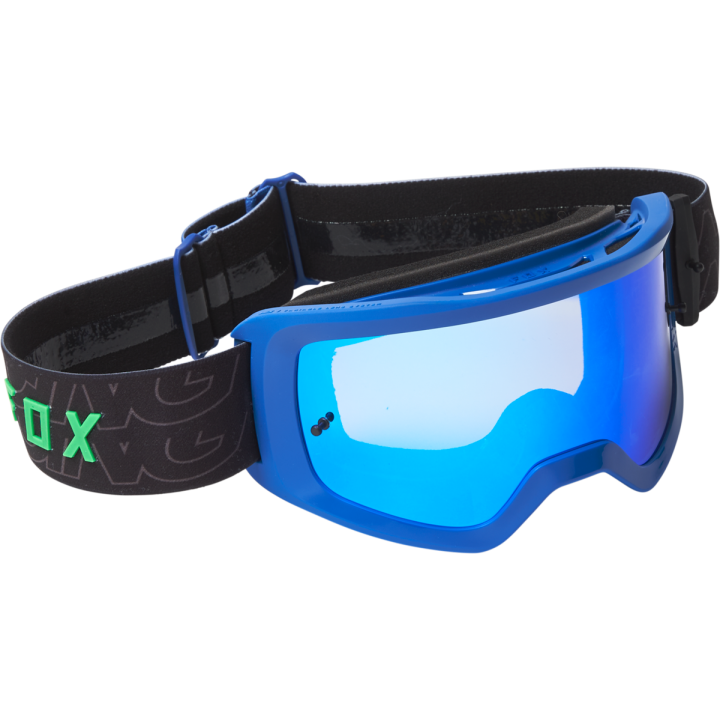 Lunettes FOX main skew spark bleu | Oxmoto