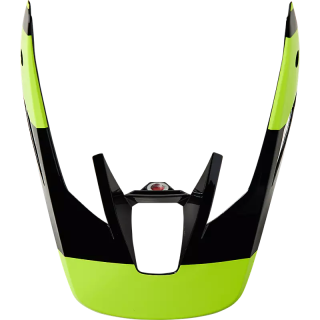Visière FOX v3 rs riet jaune - 2021 | Oxmoto