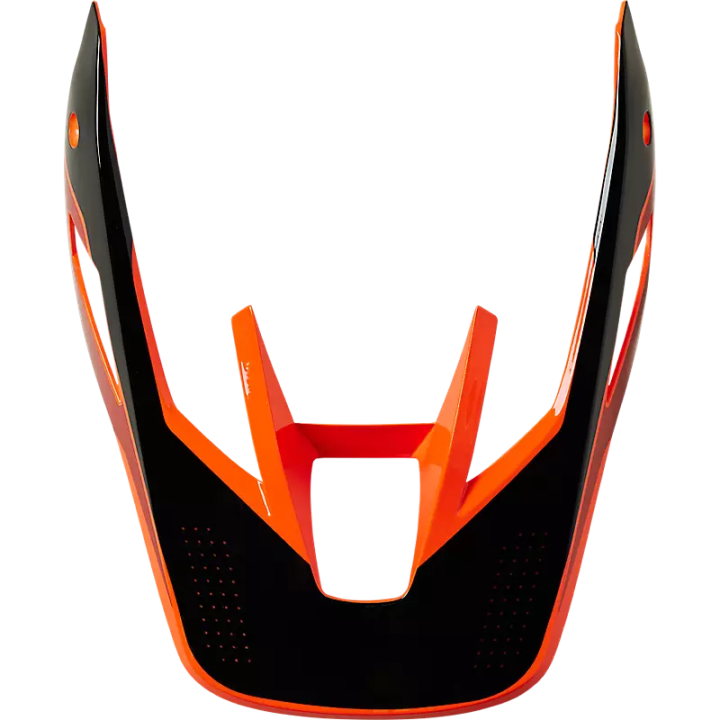 Visière FOX v3 rs mirer orange fluo | Oxmoto