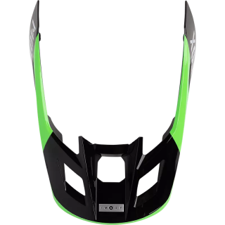 Visière FOX v2 nobyl blanc/noir | Oxmoto