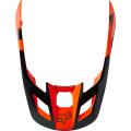 Visière FOX v2 dier orange | Oxmoto