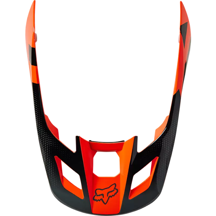 Visière FOX v2 dier orange | Oxmoto