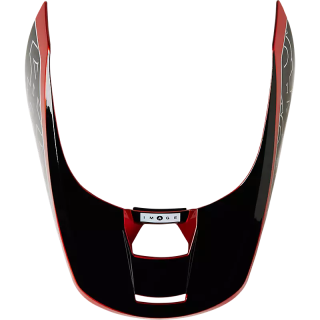 Visière FOX v1 peril rouge | Oxmoto