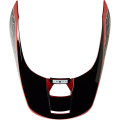Visière FOX v1 peril rouge | Oxmoto