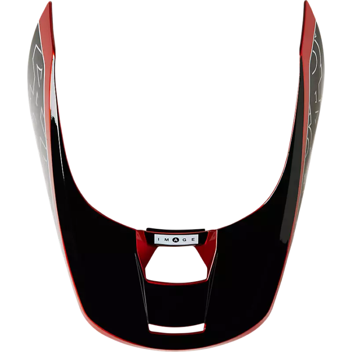 Visière FOX v1 peril rouge | Oxmoto