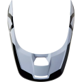 Visière FOX v1 lux noir/blanc | Oxmoto