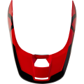 Visière FOX v1 lux rouge | Oxmoto