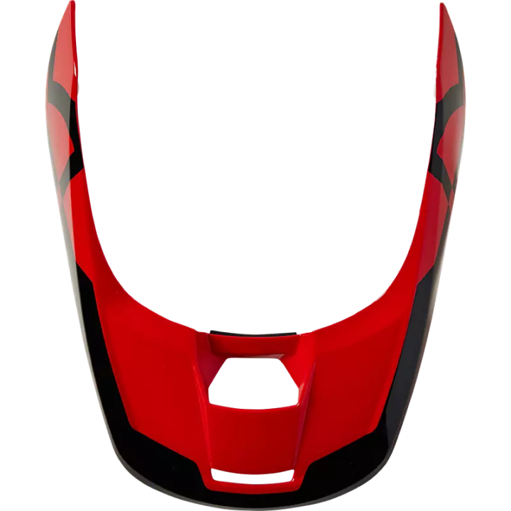 Visière FOX v1 lux rouge | Oxmoto
