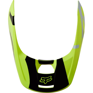 Visière FOX v1 skew jaune | Oxmoto