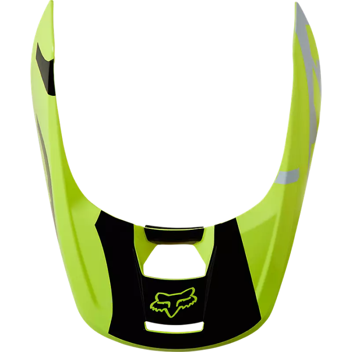 Visière FOX v1 skew jaune | Oxmoto