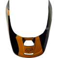 Visière FOX v1 skew noir/or | Oxmoto