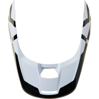 Visière FOX v1 enfant lux noir/blanc | Oxmoto