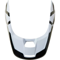 Visière FOX v1 enfant lux noir/blanc | Oxmoto