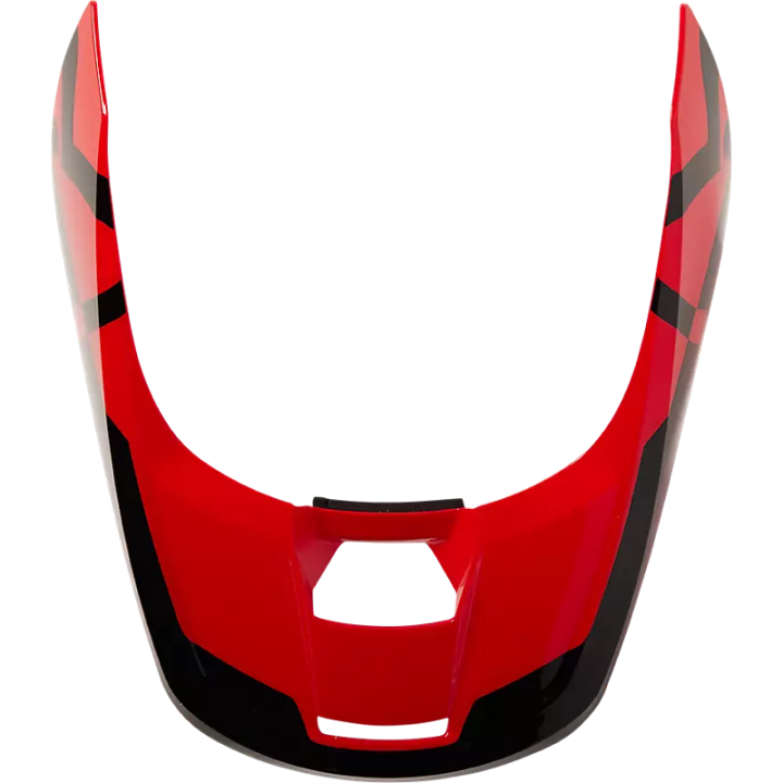 Visière FOX v1 enfant lux rouge | Oxmoto