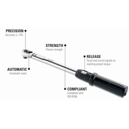 Clé dynamométrique Expert 3/8'' 10-50Nm | Oxmoto