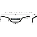 Guidon Renthal Fatbar 745 Enduro 745-01-TT | Oxmoto
