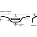 Guidon Renthal fatbar 609 rc high titanium | Oxmoto