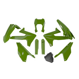 Kit plastique Racetech 7 pièces - vert | Oxmoto
