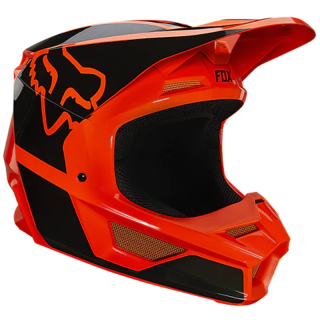 Casque FOX v1 revn orange 2021 | Oxmoto
