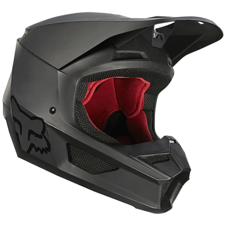 Casque FOX v1 matte noir | Oxmoto