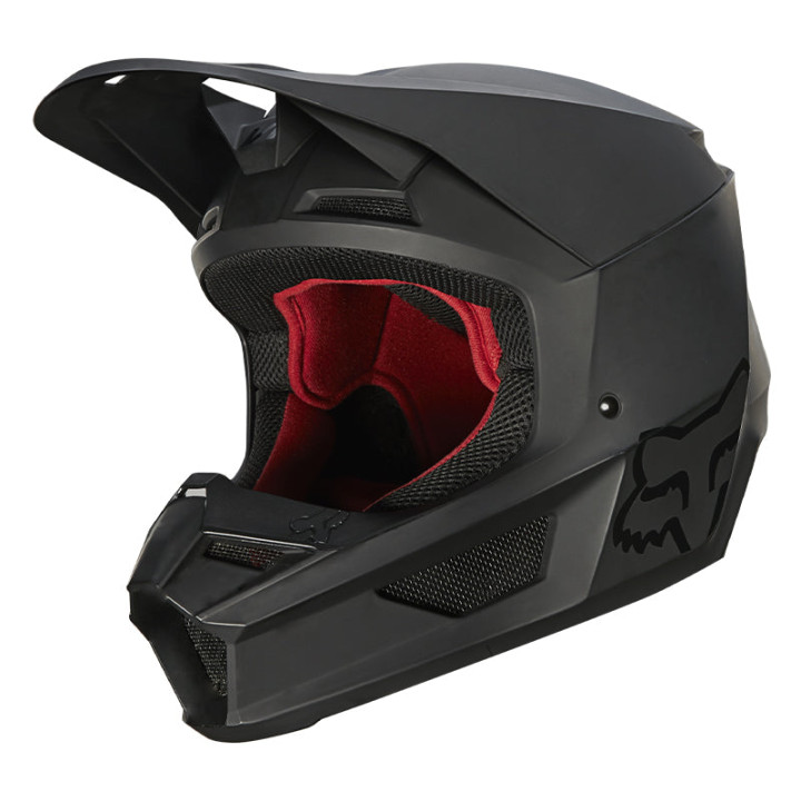 Casque FOX v1 matte noir | Oxmoto