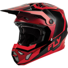 Casque enfant FLY RACING Formula CP Charge - noir/rouge