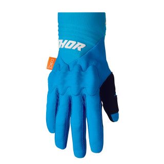 Gants Thor rebound bleu/blanc | Oxmoto
