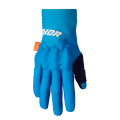 Gants Thor rebound bleu/blanc | Oxmoto