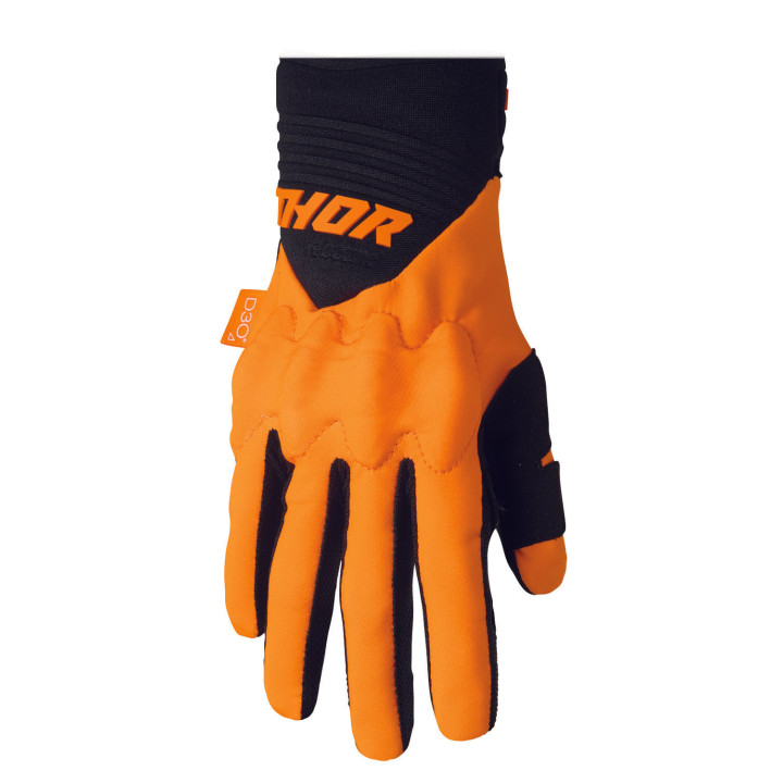 Gants Thor rebound fluo orange/noir | Oxmoto