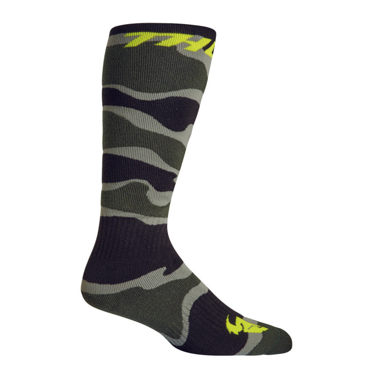 Chaussette enfant Thor mx camo vert 2025 | Oxmoto