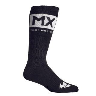 Chaussette enfant Thor mx solid noir 2025 | Oxmoto