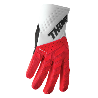 Gants enfant Thor spectrum rouge/blanc 2025 | Oxmoto