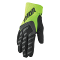 Gants enfant Thor spectrum noir/acide 2025 | Oxmoto