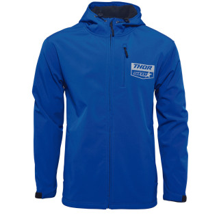 Veste softshell Thor star racing Yamaha bleu | Oxmoto