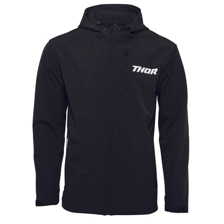 Veste softshell Thor star racing Yamaha noir | Oxmoto