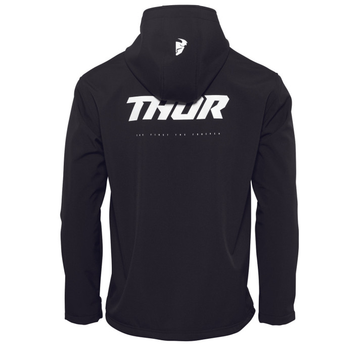 Veste softshell Thor star racing Yamaha noir | Oxmoto