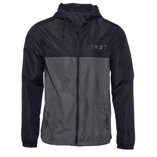 Veste Thor windbreaker division noir/charcoal | Oxmoto
