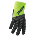 Gants enfant Thor spectrum noir/acide 2025 | Oxmoto