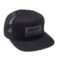 Casquette Thor checker noir | Oxmoto