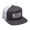 Casquette Thor checker gris/blanc | Oxmoto