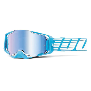 Lunettes 100% armega oversized sky iridium bleu | Oxmoto