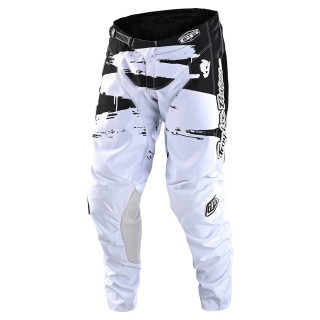 Pantalon troy lee designs gp brushed noir/blanc | Oxmoto