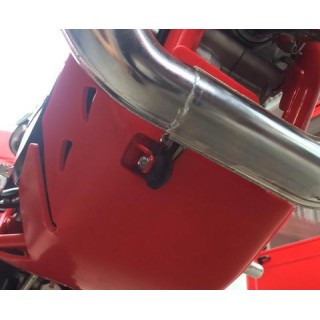Sabot moteur plastique x-trainer rouge | Oxmoto