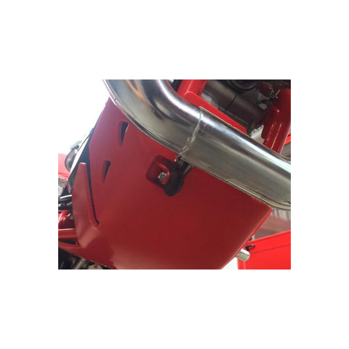 Sabot moteur plastique x-trainer rouge | Oxmoto