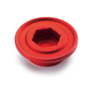 Bouchon de carter factory rouge | Oxmoto