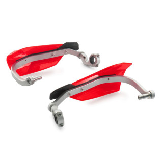 Kit de protège main aluminium Gas Gas factory rouge | Oxmoto