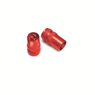 Jeu de bouchons de valve Gas Gas rouge | Oxmoto