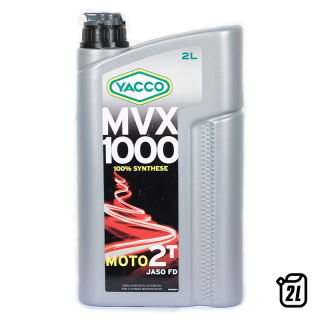 Huile moteur Yacco mvx 1000 2T - 2L | Oxmoto