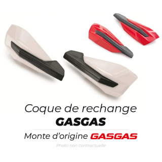 Plastique de rechange pour protège-mains Gas Gas blanc